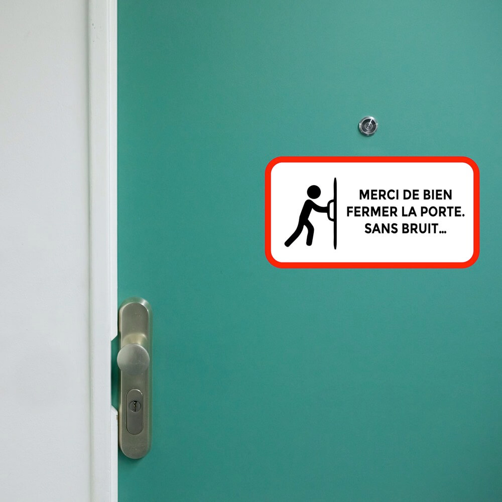 Stickers autocollants portes immeubles - Print Capital